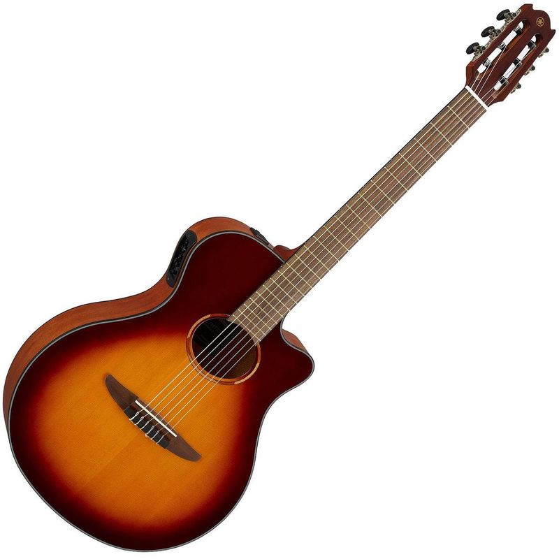 Yamaha NTX1 BS Nylonstrengsgitar elektroakustisk Brown Sunburst