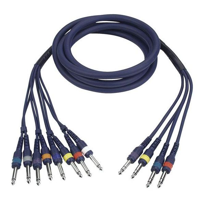 Hovedbilde DAP FL69600 Studiosnake, 8 Jack mono > 4 Jack stereo, 6 meter