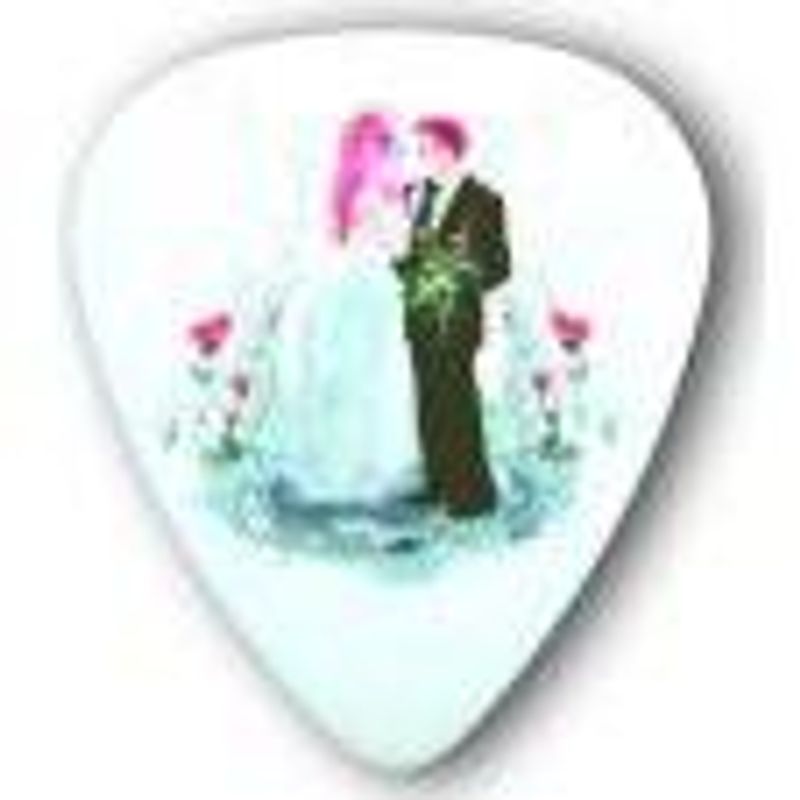 Plekter med brudepar-/bryllupsmotiver