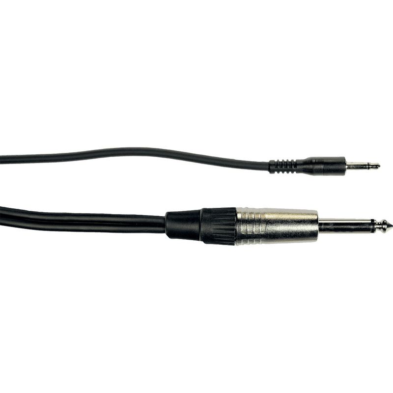 Yellow Cable K13-3, 1/4 jack hann til 3,5 mm jack hann kabel, 3m