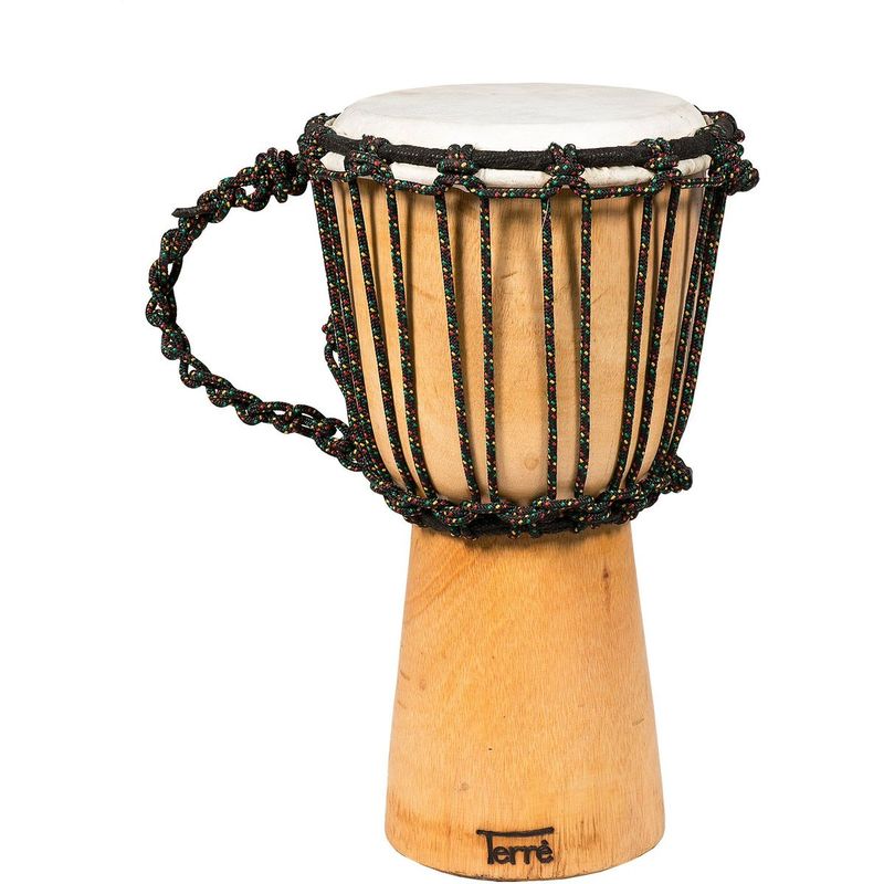 Djembe av mahogni 30 cm, Natur