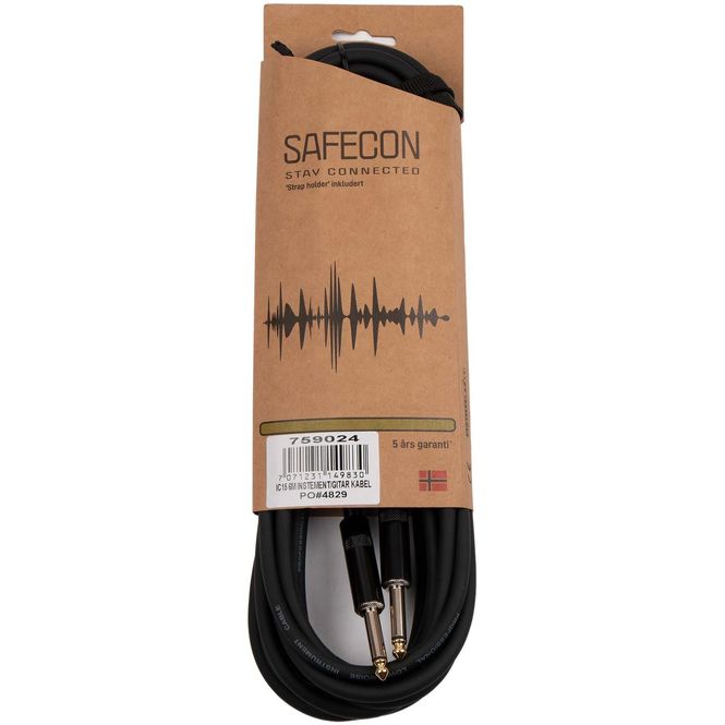 Hovedbilde Safecon IC15 6m Gitarkabel