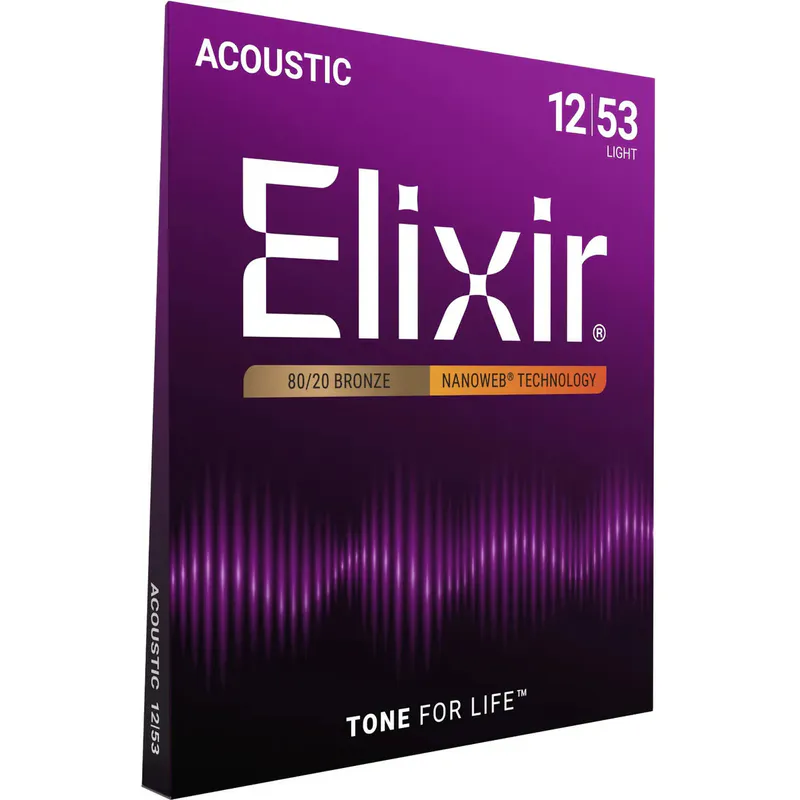 Elixir 11052 Nanoweb ak. gitarstr. 80/20 Bronze 012-053