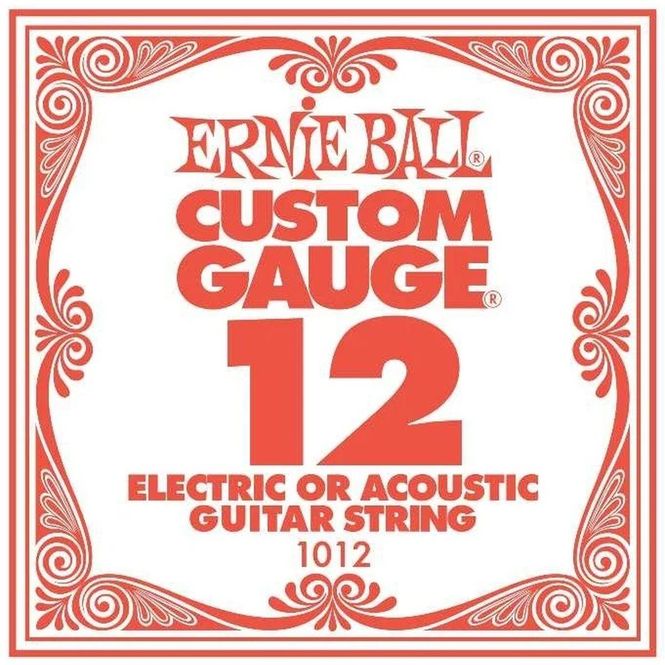 Hovedbilde Ernie Ball 1012 Enkeltstreng 12 for elgitar og akustisk gitar