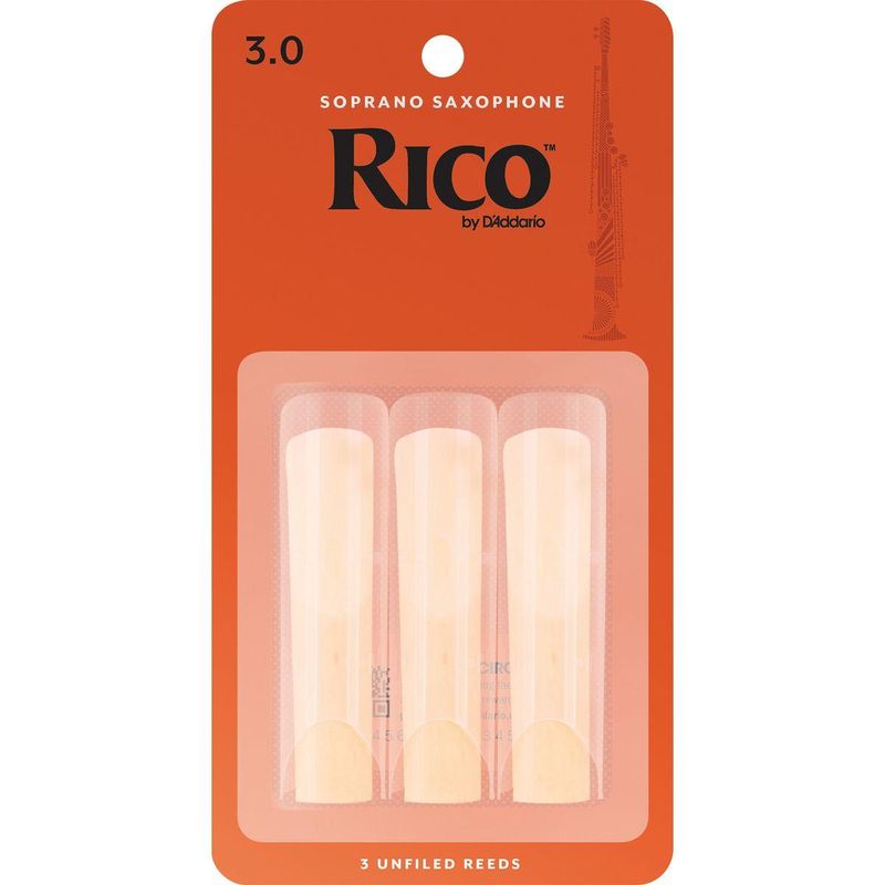 Rico RIA0330 fliser for sopran-saksofon 3, 3 stk