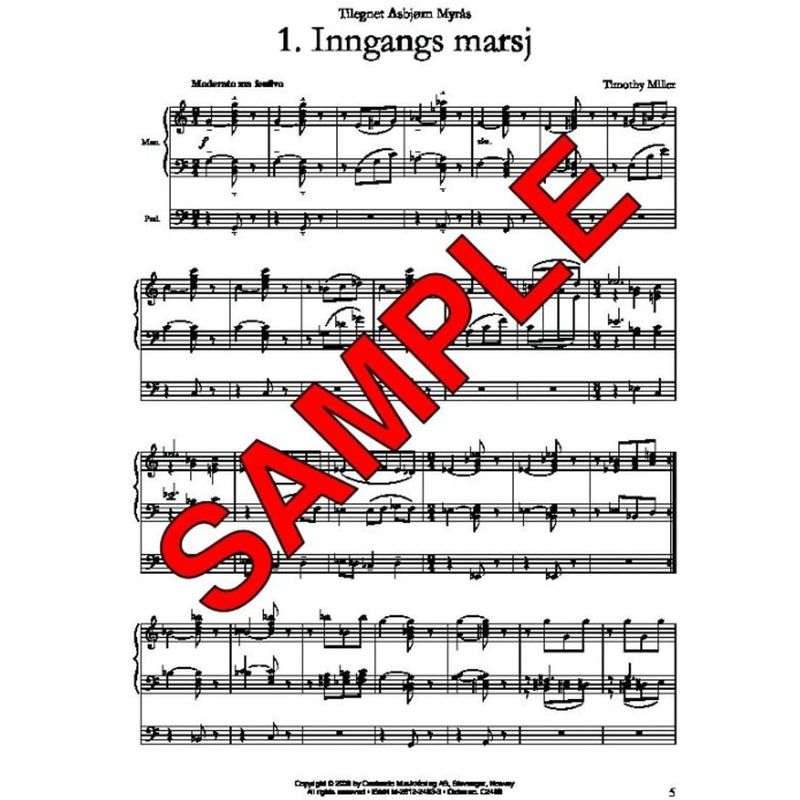 Festmusikk for orgel, hefte 14