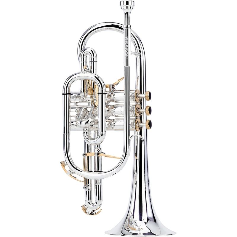 Besson BE2028-2G-0 Prestige Bb-kornett, forsølvet