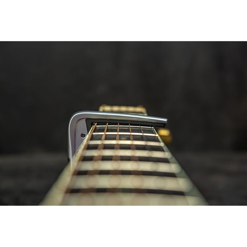 Dunlop 63CSC Trigger Fly Capo for akustisk gitar/elgitar, Satin Chrome