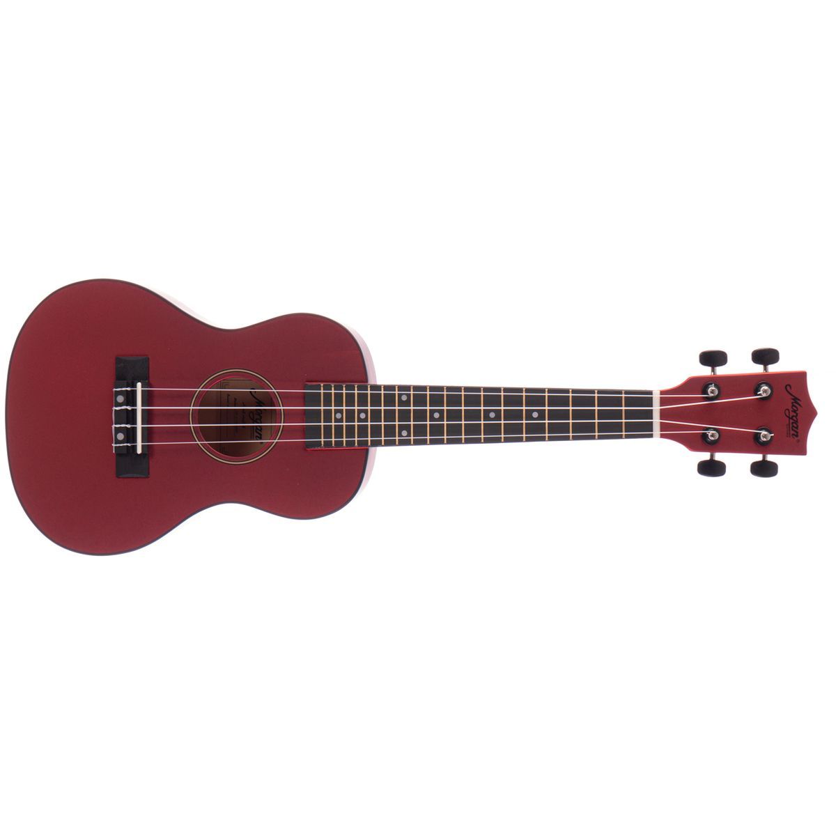 Morgan UK C 100 MRD Concert-ukulele, Metallic Red