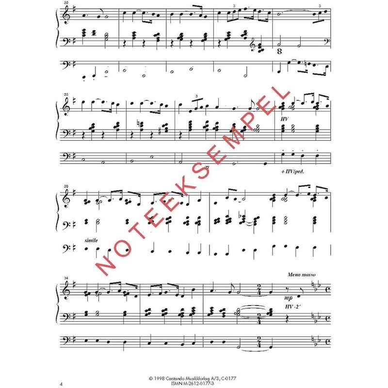 Festmusikk for orgel, hefte 5
