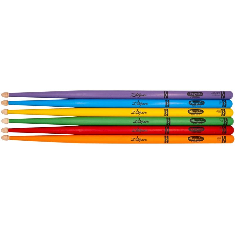 Zildjian Crayola Kids Drumsticks, Trommestikker for barn