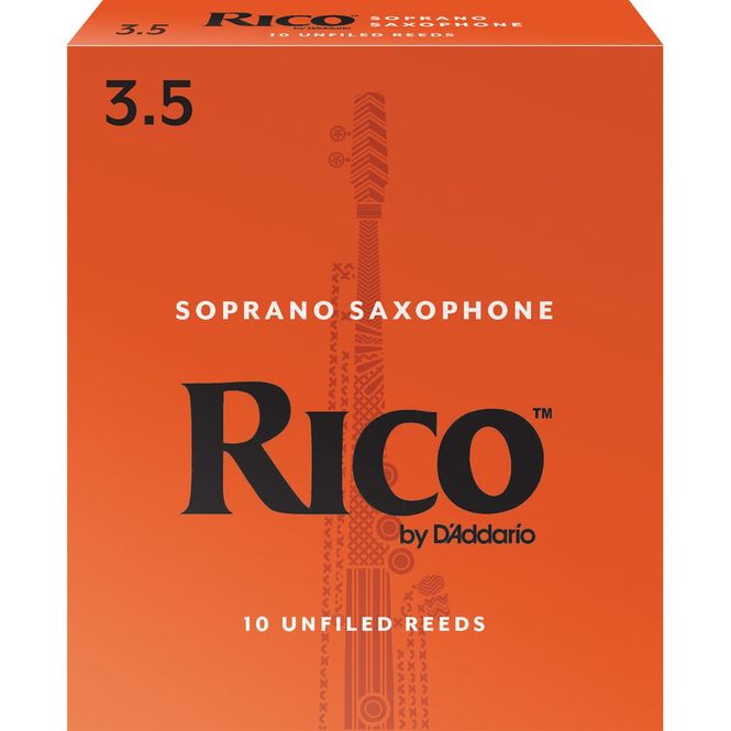 Hovedbilde Rico RIA1035 fliser for sopran-saksofon 3.5, 10 stk