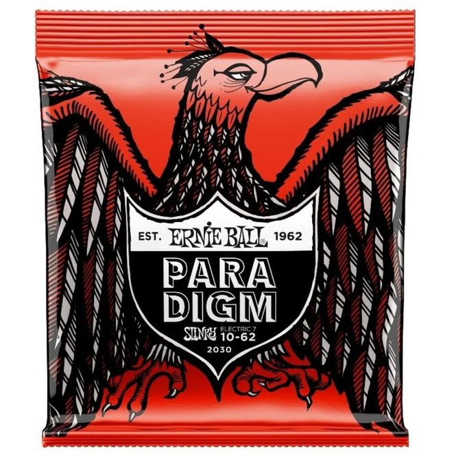 Hovedbilde Ernie Ball 2030 Paradigm 7-strengs Regular Slinky 10-62 Elgitarstrenger