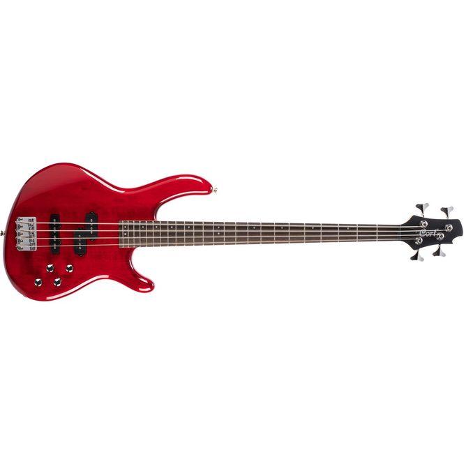 Hovedbilde Cort Action Bass Plus TR elbass, Trans Red