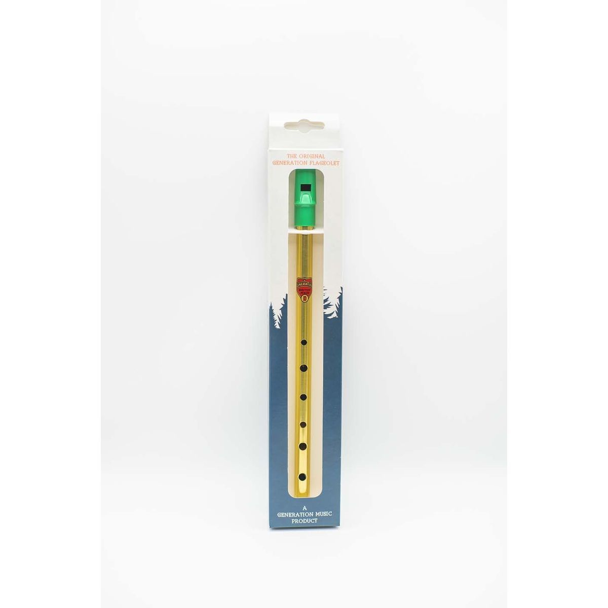 Generation Folk Whistle - Blikkfløyte i D, messing