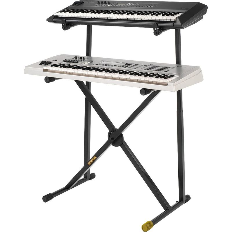 Hercules KS210B Keyboardstativ, to etasjer