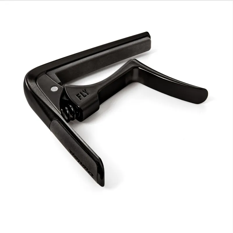 Dunlop 63CBK Trigger Fly Capo for akustisk gitar/elgitar, svart