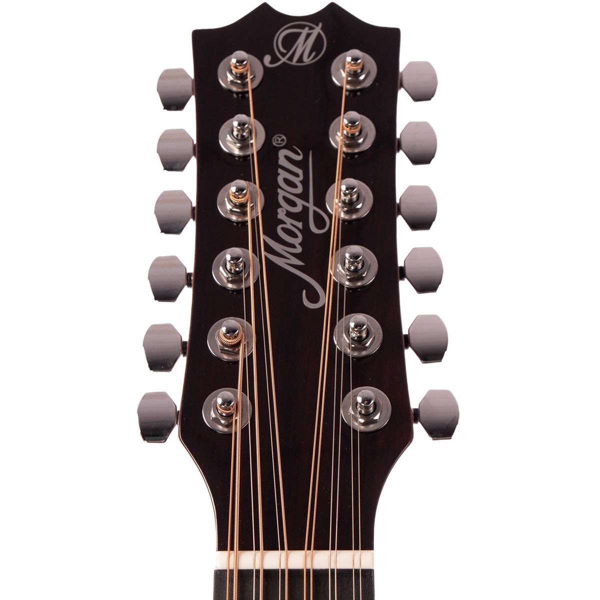 Morgan 12 W 120 SCE GA DVB, 12-strengs gitar Grand Auditorium, Dark Violin Burst