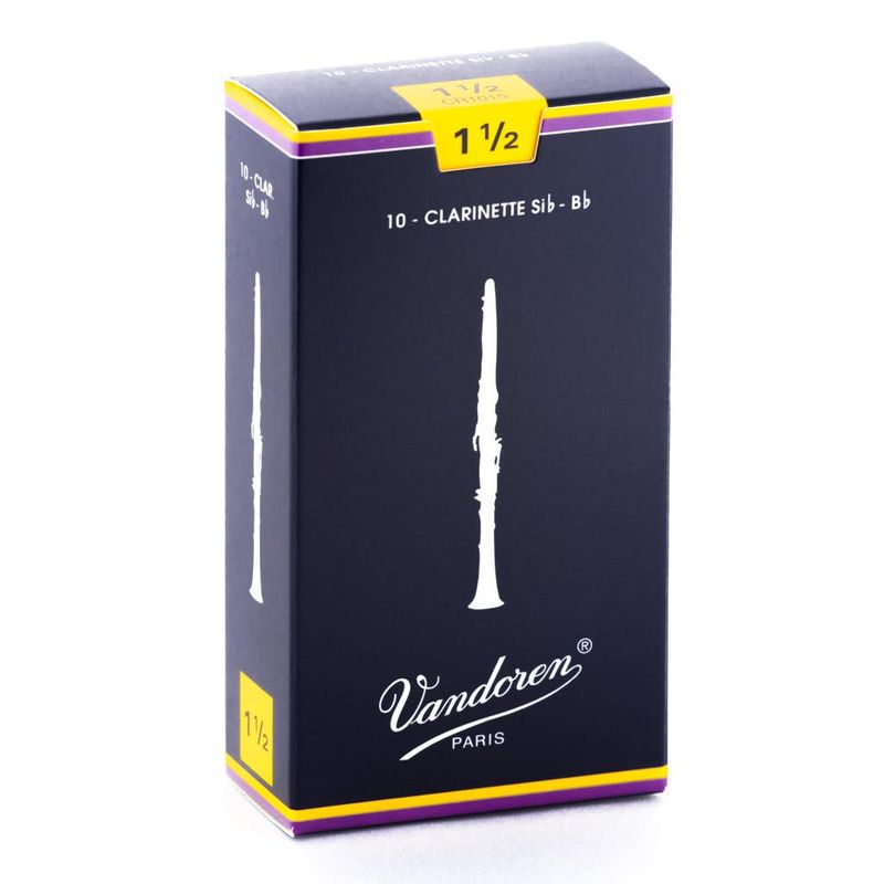 Vandoren V5 Traditional fliser til Bb-klarinett 1 1/2 (CR1015)