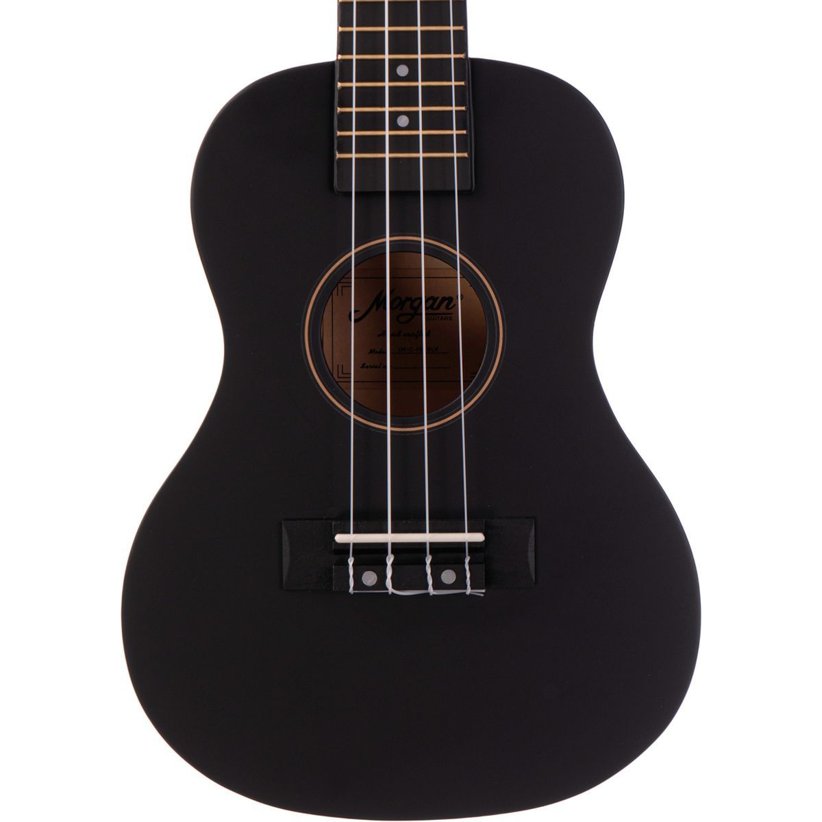 Morgan UK C 100 BLK Concert-ukulele, Svart