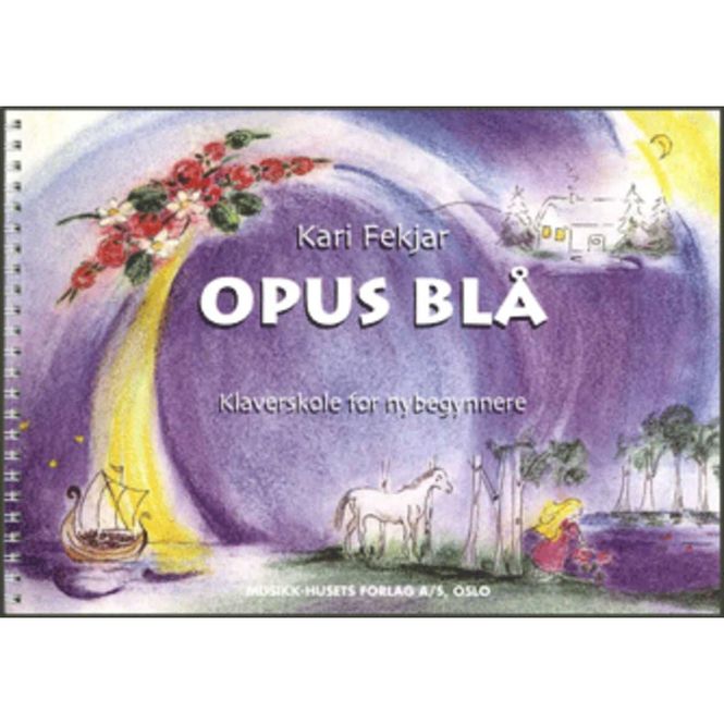 Hovedbilde Opus Blå - Klaverskole for nybegynnere av Kari Fekjar