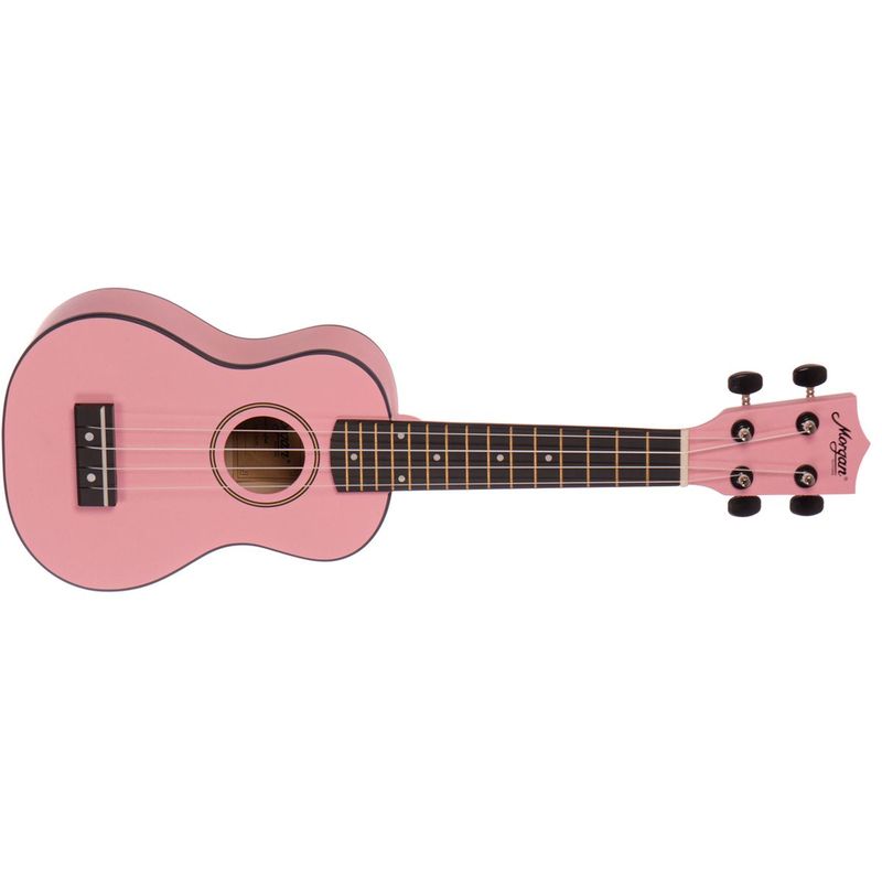 Morgan Sopran Ukulele UK S 100 PK, rosa, m/bag