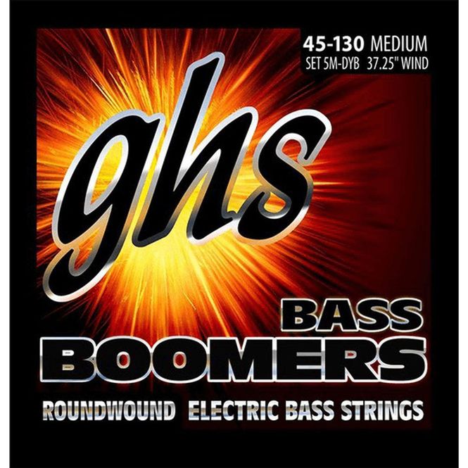 Hovedbilde GHS Bass Boomers 5M-DYB basstrenger Medium 5-str 45-130