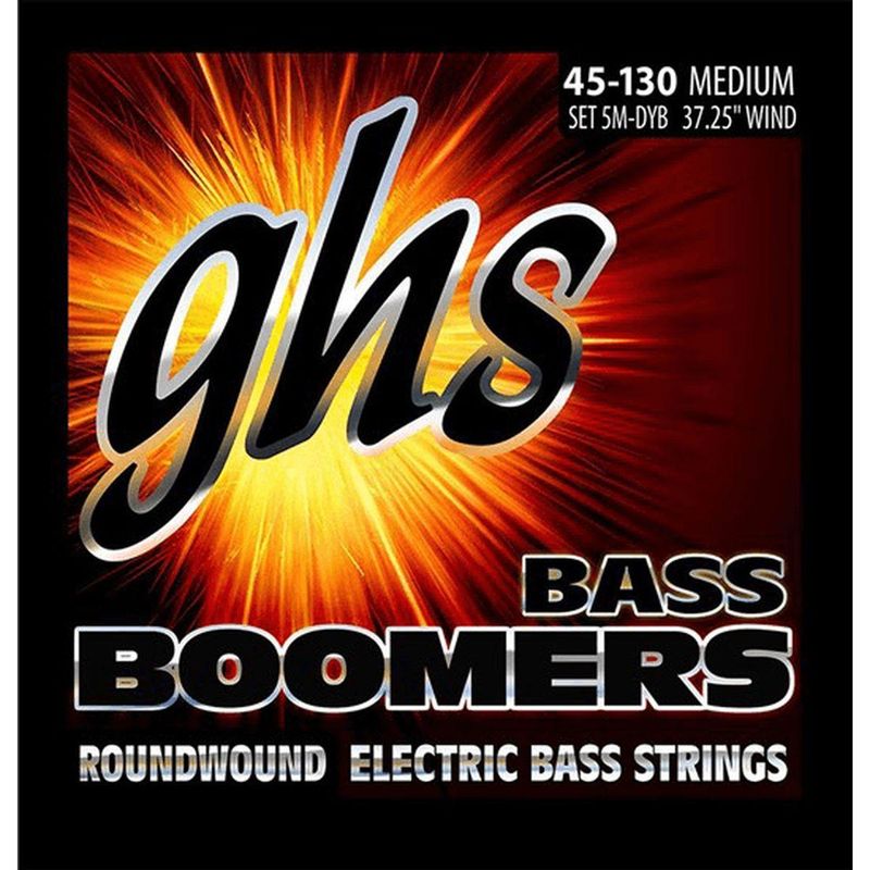 GHS Bass Boomers 5M-DYB basstrenger Medium 5-str 45-130