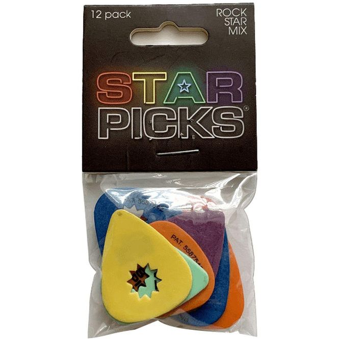 Hovedbilde Star Picks Rock Star Mix (12 stk plekter)