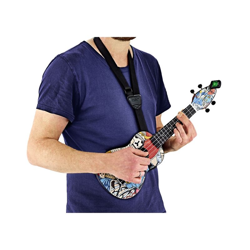 Ortega K2-68 Keiki Sopran-ukulele-pakke, Peace 68