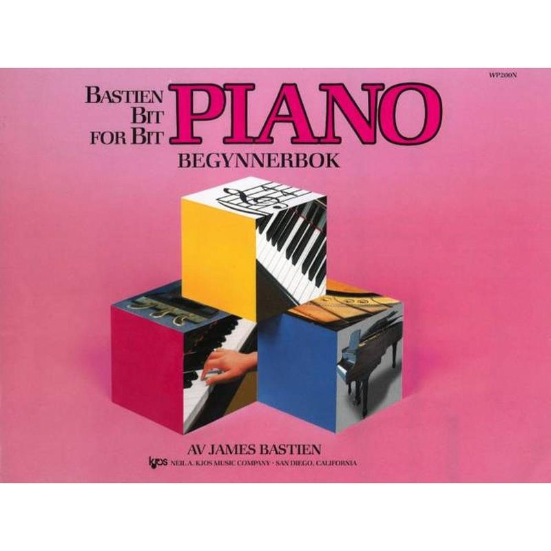 Bastien Bit for bit Pianoskole Begynnerbok Norsk utgave