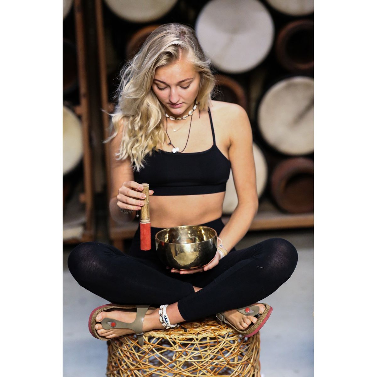 Syngebolle Terre 200g med kølle og filt-ring