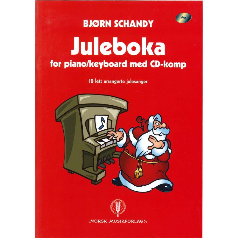 Juleboka for piano/keyboard med CD-komp