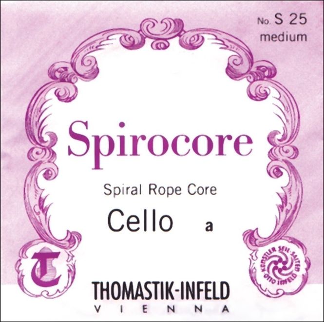 Hovedbilde Thomastik-Infeld Spirocore Cello enkeltstreng A 4/4 - Kromomspunnet, Medium