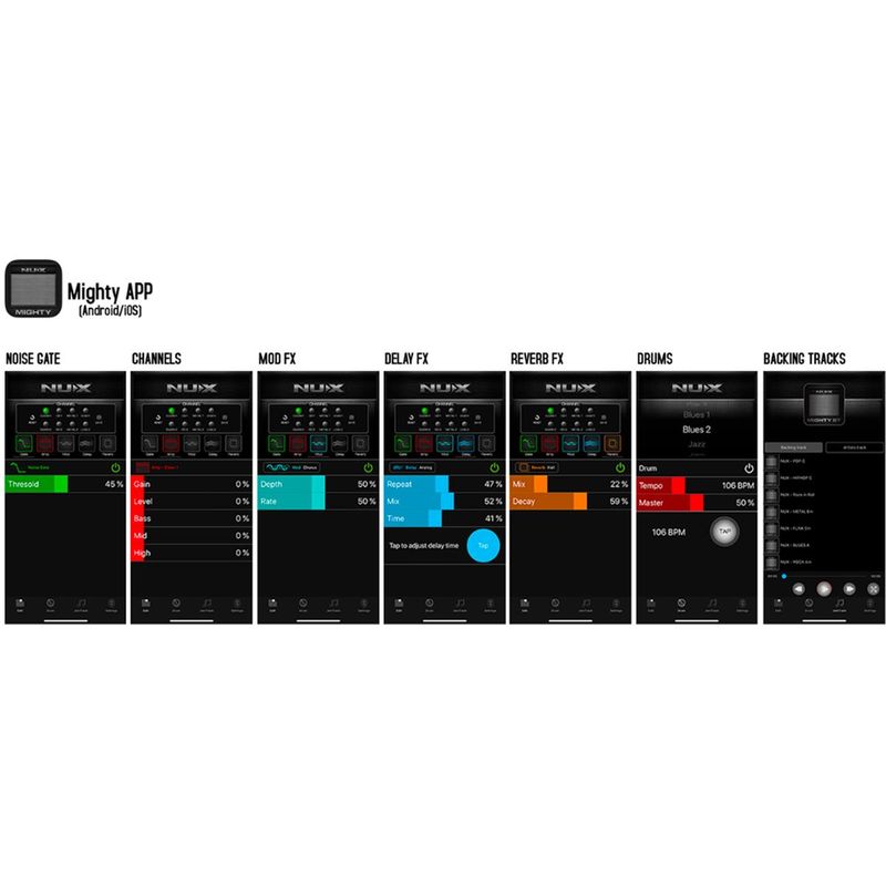 NUX Mighty 40 BT MKII Gitarforsterker
