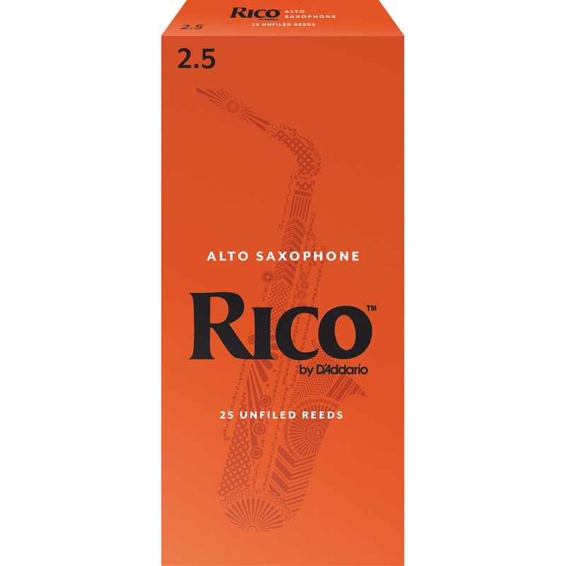 Rico RJA2525 fliser for alt-saksofon 2.5, 25 stk