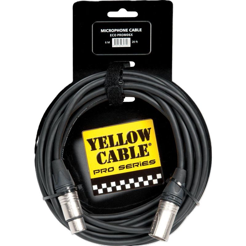 Yellow Cable PROM06X Mikrofonkabel XLR Neutrik 6m