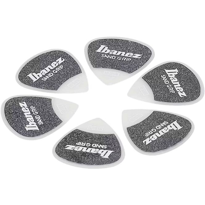 Hovedbilde Ibanez Sand Grip Medium PPA16MSG-WH Plekter 6-pakning