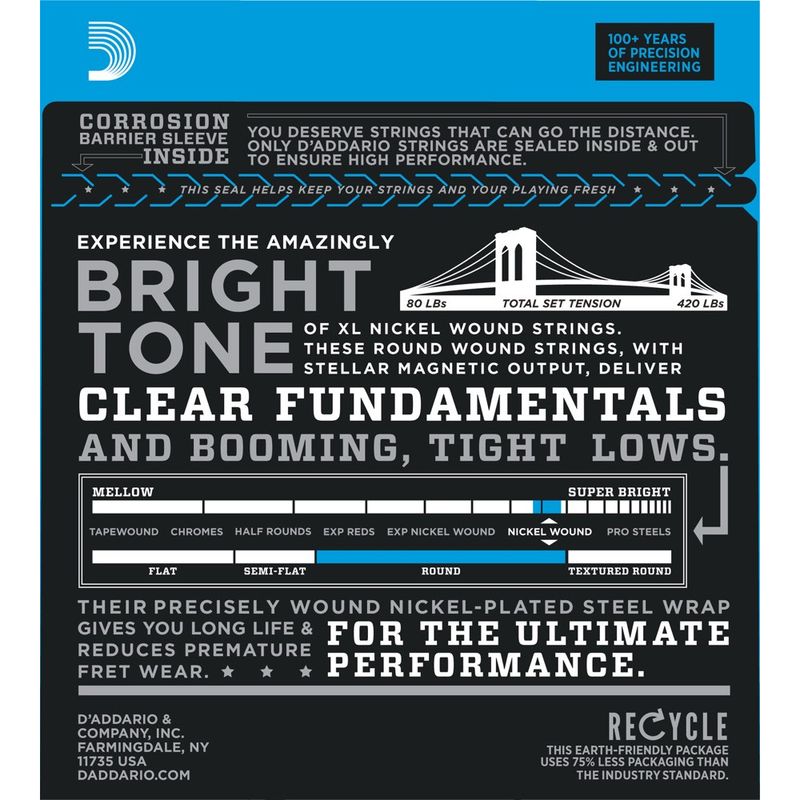 D'Addario EXL170S Basstrenger