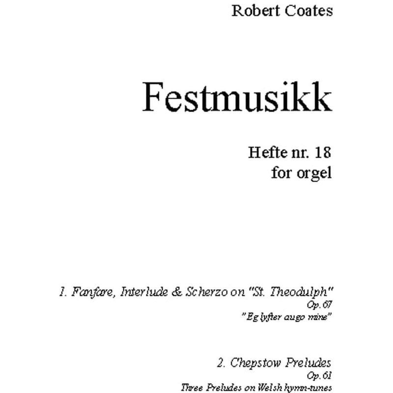 Festmusikk for orgel, hefte 18
