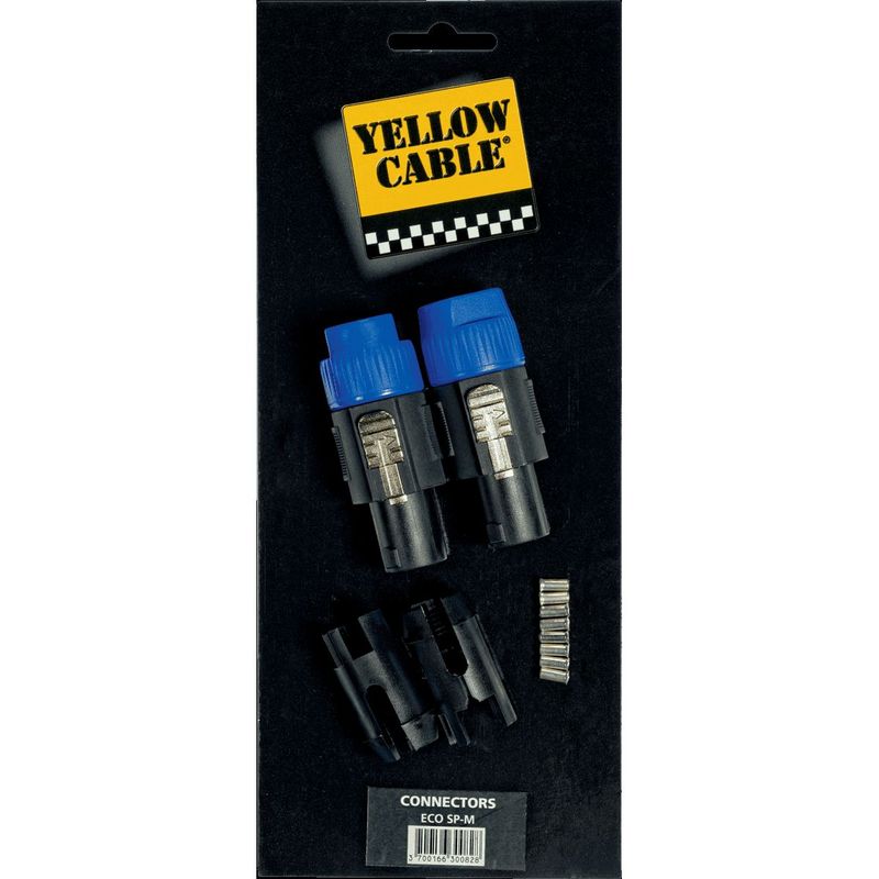 Yellow Cable SP-M Speakon-plugg 4-punkts, 2 stk