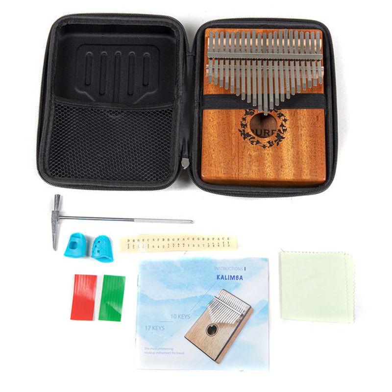 Pure Gewa Kalimba 21 toner Blader Mahogny