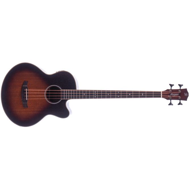 Hovedbilde Morgan AB 09 CE DVB Akustisk bass med pickup, Dark Violin Burst