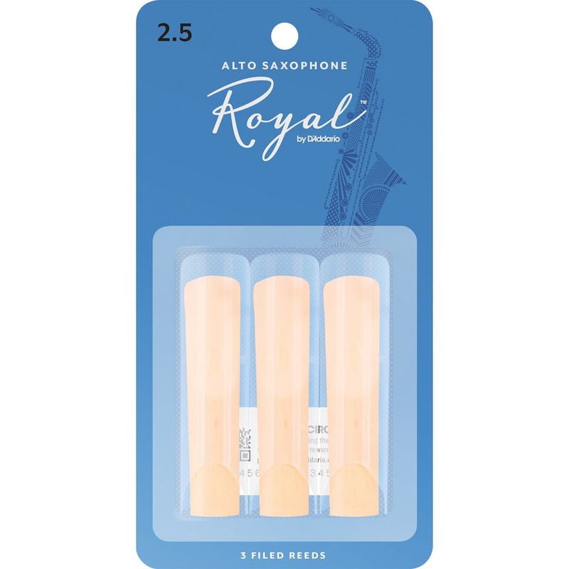Royal RJB0325 fliser for alt-saksofon 2.5, 3 stk