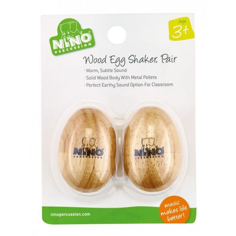 Meinl NINO562-2 Rytmeeegg av tre, Small, 2 stk