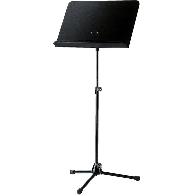 K&M 11812B Notestativ, Svart med tre-plate