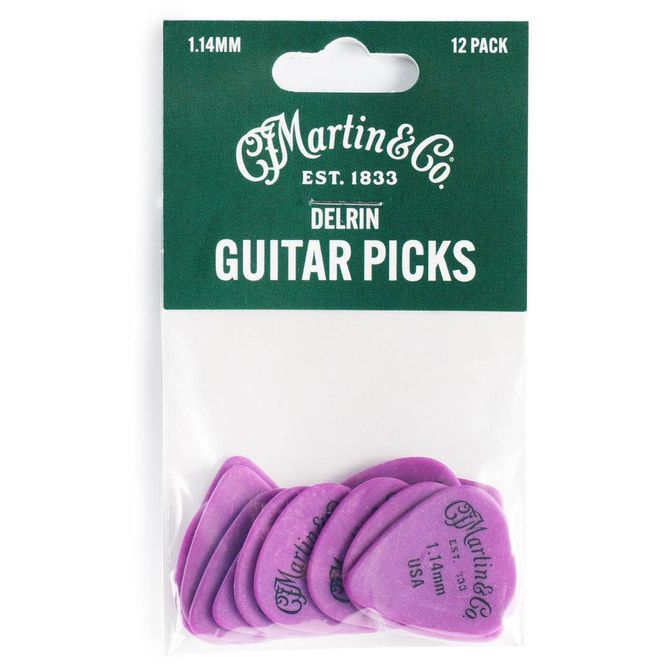 Hovedbilde Martin Guitar Pick Delrin 1.14mm, 12-pk