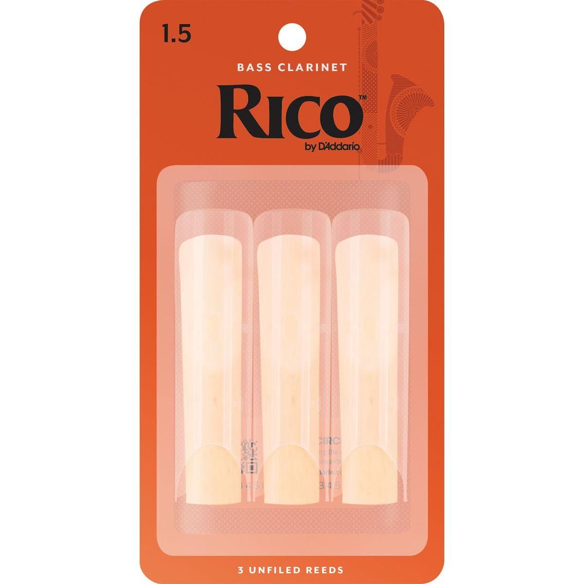 Rico REA0315 fliser for Bass-klarinett 1.5, 3 stk