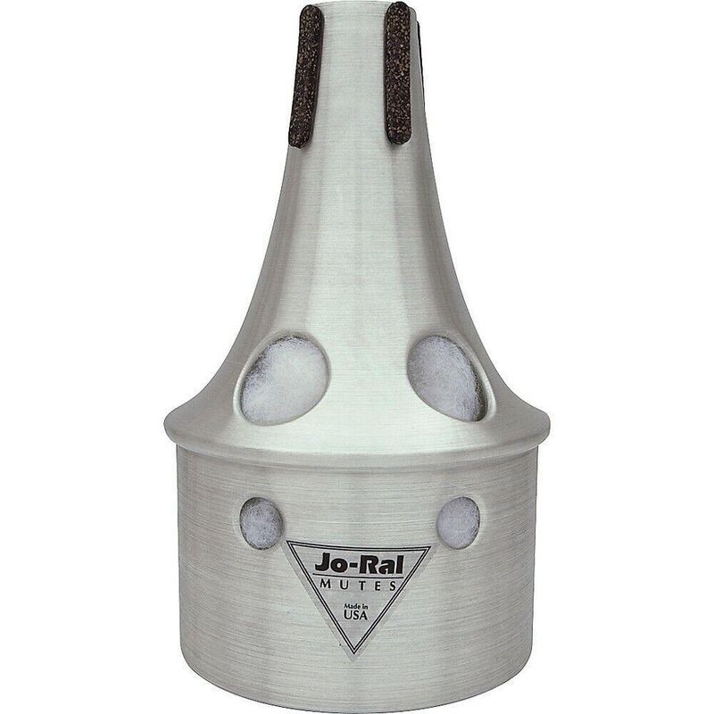 Jo-Ral TRB8S Tenor trombone bucket mute (velvet), aluminium