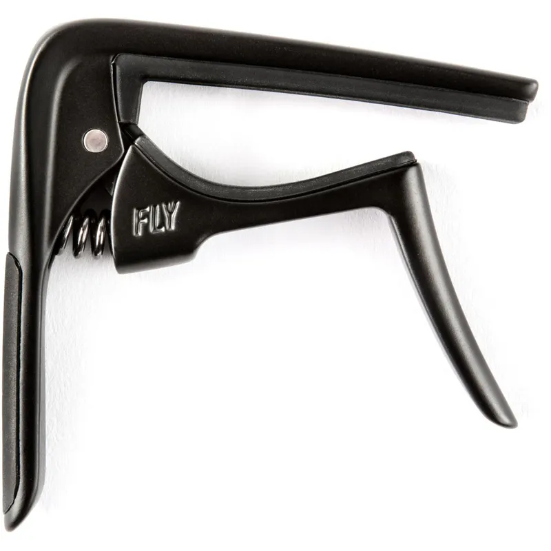 Dunlop 63CBK Trigger Fly Capo for akustisk gitar/elgitar, svart